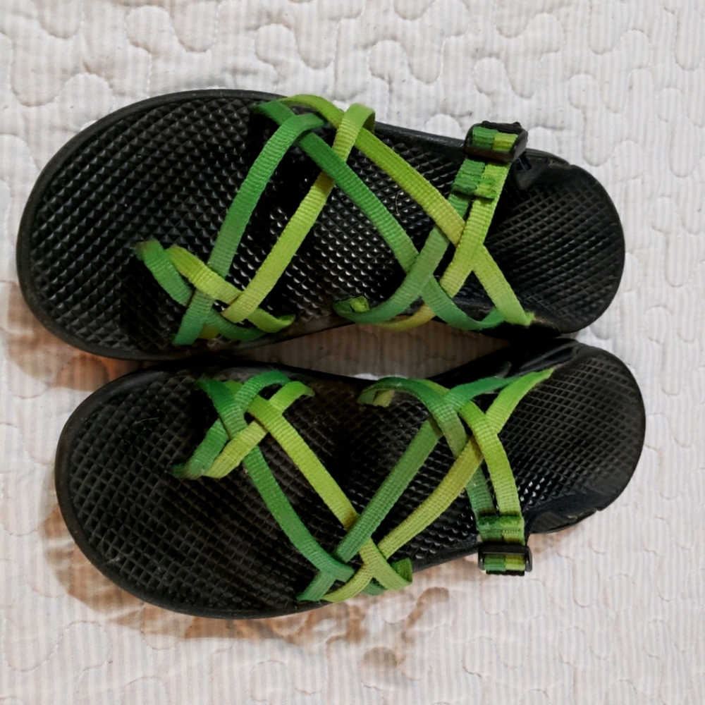 Chaco Green Double Strap sandals